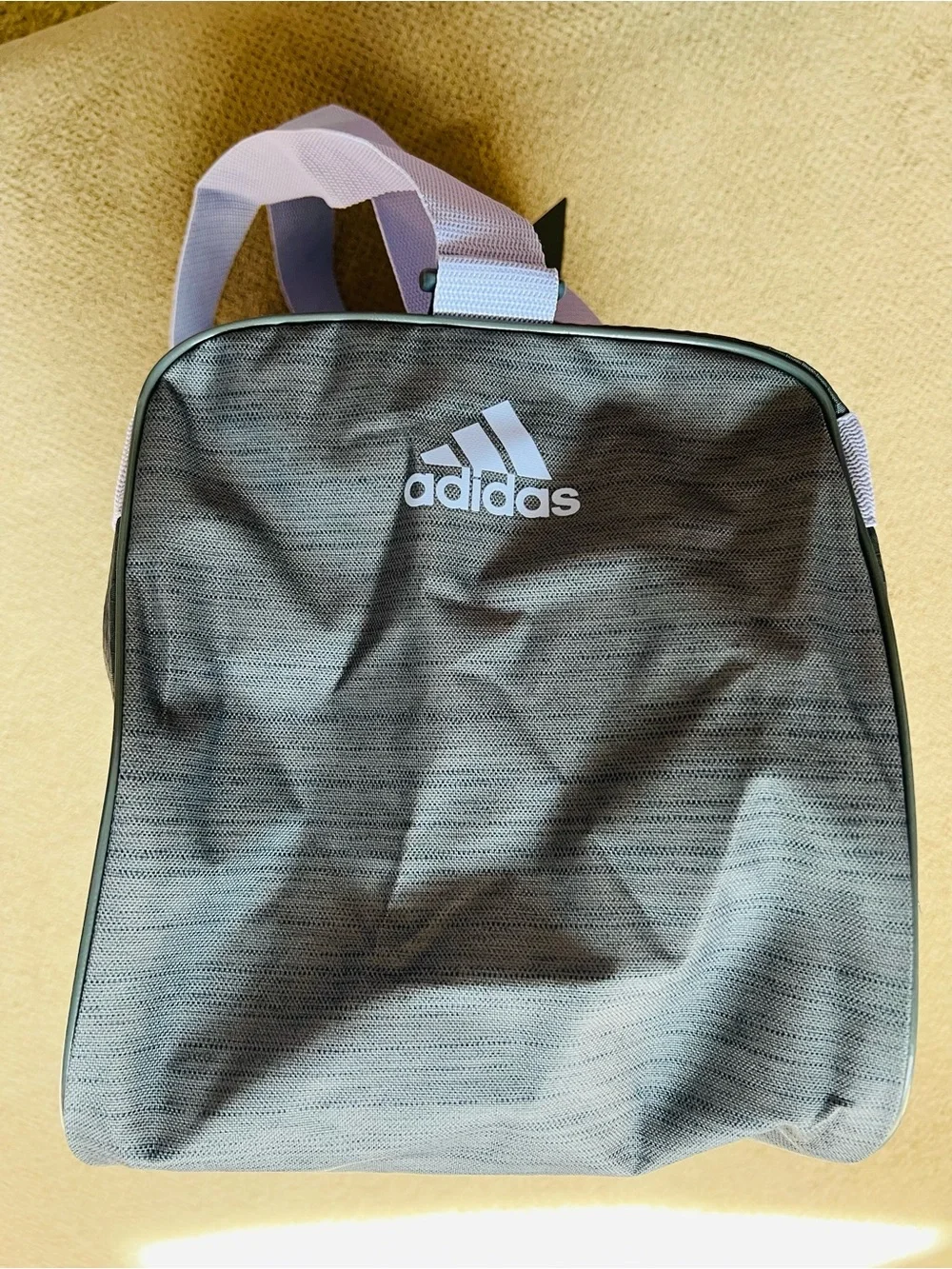 Adidas Diablo 2 Hex Grey Blue Small Adjustable Strap Gym Travel Duffel Bag NWT